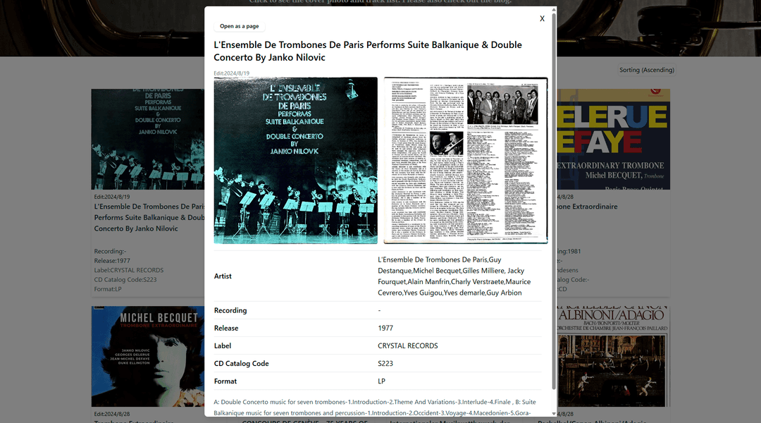 Michel Becquet's recordings 86 image 1